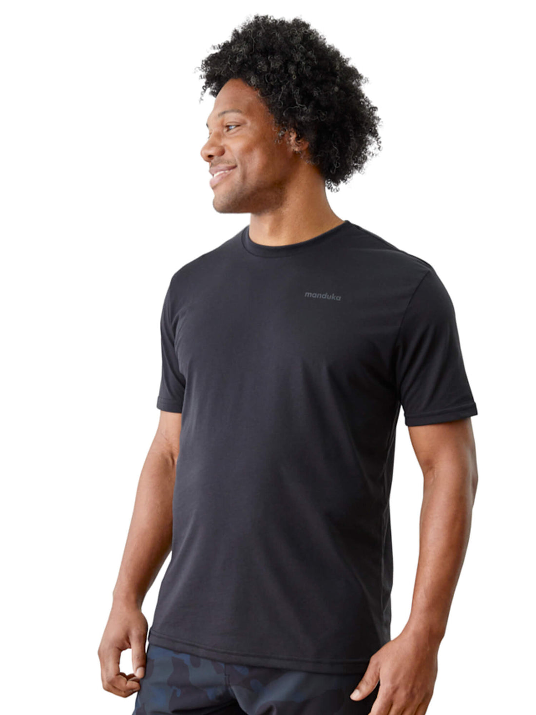 Manduka マンドゥカ ヴィンヤサ Tee/マンドゥカ メンズ ヨガウェア トップス Tシャツ M Vinyasa Tee 24FW-メンズウェア-ブラックアウト-US Sサイズ (日本M相当)-