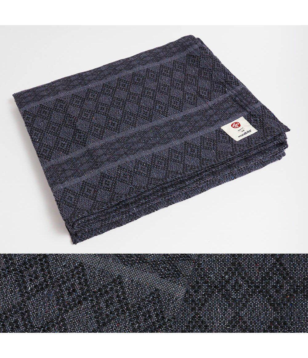 Manduka マンドゥカ コットン ブランケット / サンダー / ヨガグッズ-ヨガブランケット-サンダー-