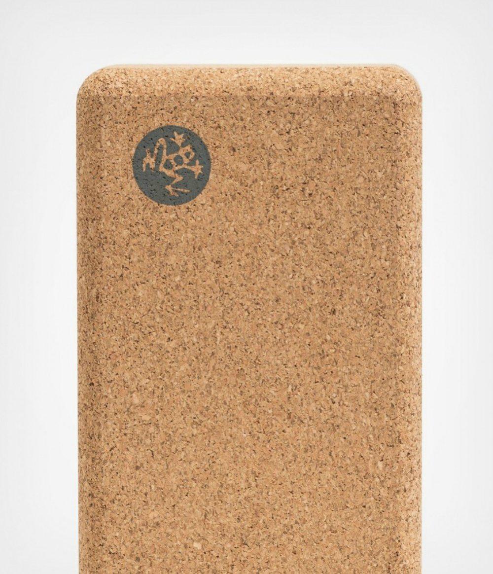 Manduka マンドゥカ リーン コルクブロック ヨガグッズ ヨガブロック-ヨガブロック-ブラウン-即納-