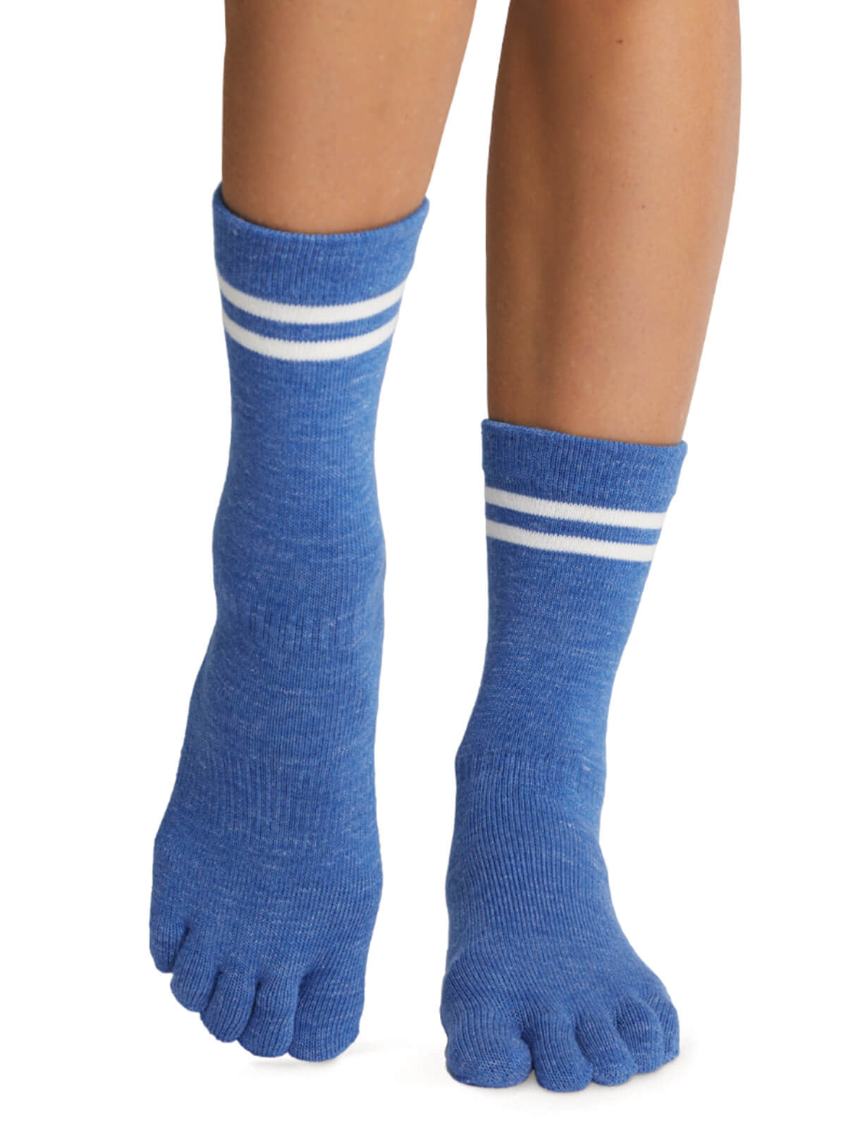 Manduka マンドゥカ [ToeSox] Crew クルー（Full Toe／つま先あり） グリップ ソックス／ ヨガ ピラティス 滑り止め付 靴下 クルー丈 24SS-ヨガアクセサリー・雑貨-