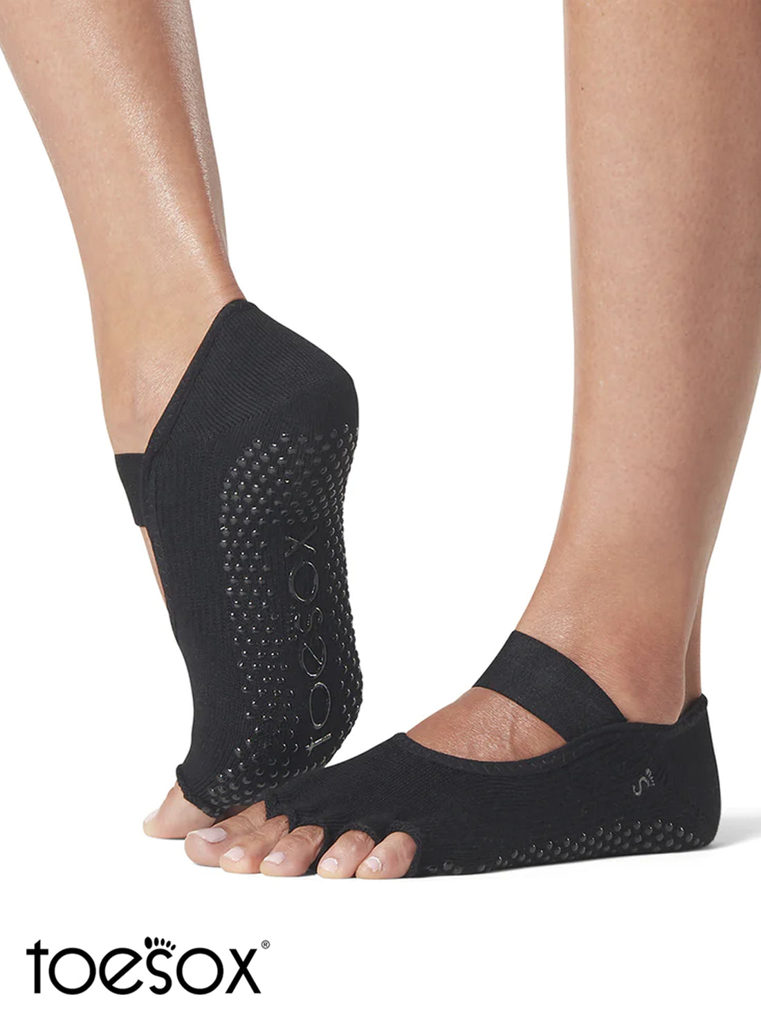 Manduka マンドゥカ [ToeSox] Mia ミア（Half-Toe／つま先なし） グリップ ソックス ／ ヨガ ピラティス 滑り止め付 靴下 24SS-ヨガアクセサリー・雑貨-
