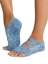 Manduka マンドゥカ [ToeSox] Elle Tec エル テック（Half Toe／つま先なし） テック グリップ ソックス／ ヨガ ピラティス 滑り止め付 靴下 24SS-ヨガアクセサリー・雑貨-エレベート-S 22.5-24.5cm-