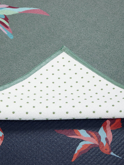 YOGITOES rスキッドレス マット Hummingbird 柄 プリント / ヨギトース ヨガラグ ヨガタオル 26SS ※クーポン対象外