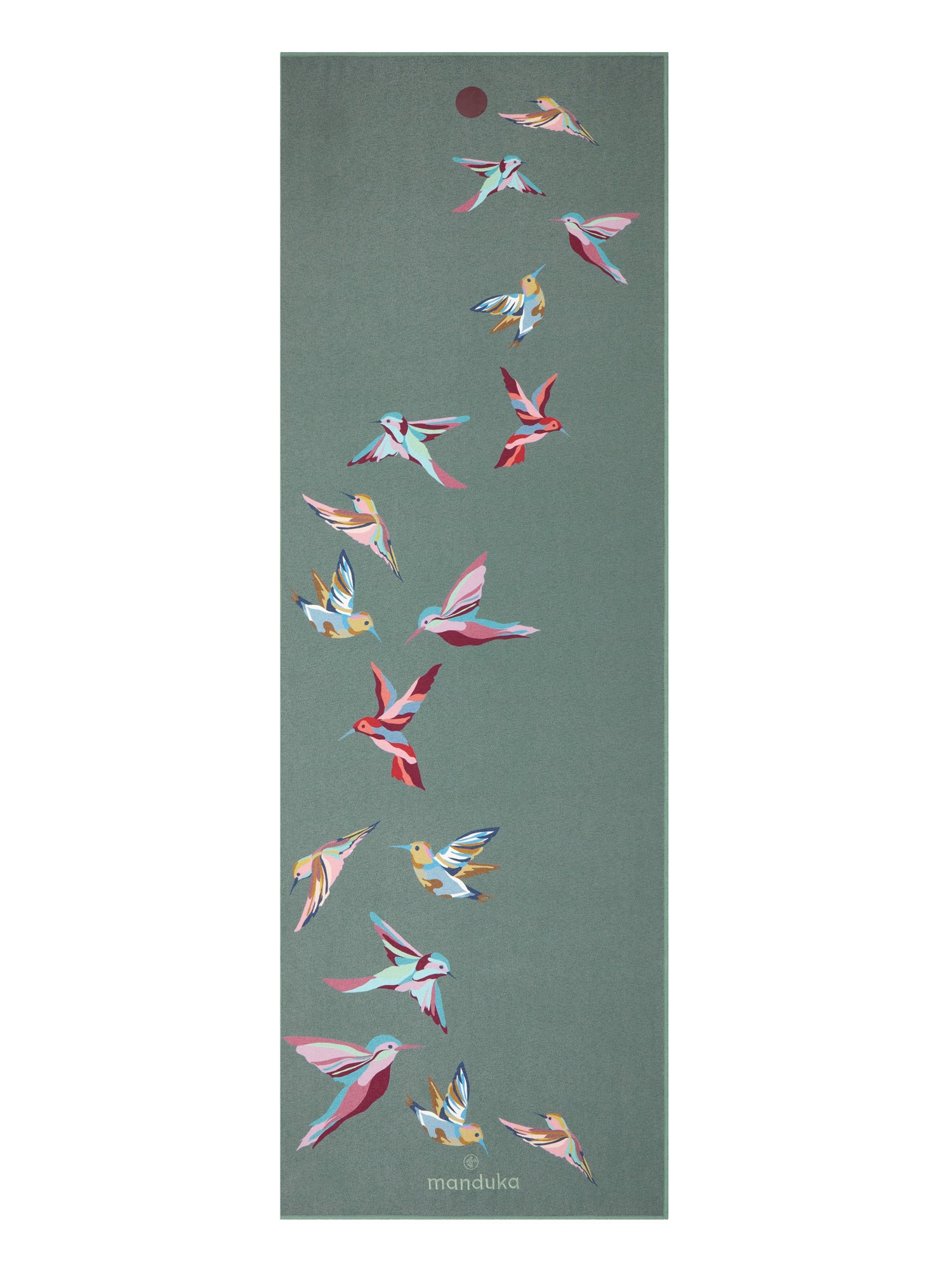 YOGITOES rスキッドレス マット Hummingbird 柄 プリント / ヨギトース ヨガラグ ヨガタオル 26SS ※クーポン対象外