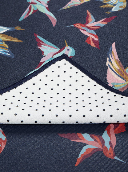 YOGITOES rスキッドレス マット Hummingbird 柄 プリント / ヨギトース ヨガラグ ヨガタオル 26SS ※クーポン対象外