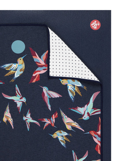YOGITOES rスキッドレス マット Hummingbird 柄 プリント / ヨギトース ヨガラグ ヨガタオル 26SS ※クーポン対象外