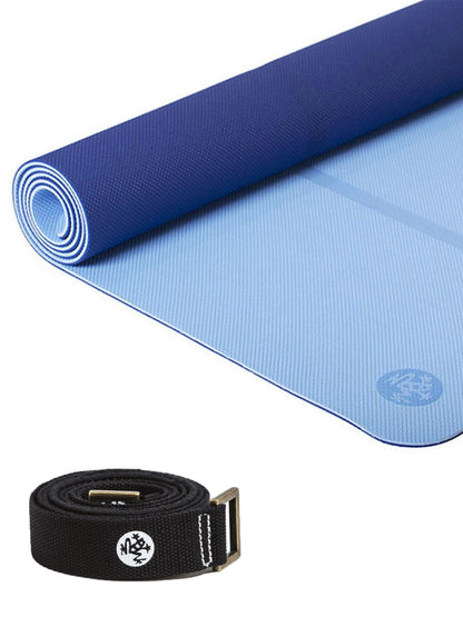 Manduka マンドゥカ Manduka ヨガセット B【Beginヨガマット×マットスリング】[SALE 1650円OFF]※クーポン対象外-ヨガマット-ライトブルー-