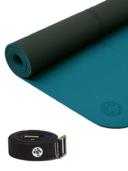 Manduka マンドゥカ Manduka ヨガセット B【Beginヨガマット×マットスリング】[SALE 1650円OFF]※クーポン対象外-ヨガマット-ボンダイブルー-