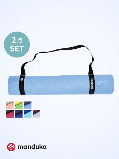 Manduka Yoga Set B [Begin Yoga Mat x Mat Sling] [SALE 1450 yen OFF] *Coupon not applicable 25RE