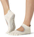 Manduka マンドゥカ [ToeSox] Bellarina ベラリナ（Full-Toe／つま先あり） グリップ ソックス ／ ヨガ ピラティス 滑り止め付 靴下 24SS-ヨガアクセサリー・雑貨-オートミール-S 22.5-24.5cm-