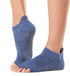 Manduka マンドゥカ [ToeSox] Low Rise ローライズ（Half-Toe／つま先なし） グリップ ソックス ／ ヨガ ピラティス 滑り止め付 靴下 24SS-ヨガアクセサリー・雑貨-ネイビーブルー-S 22.5-24.5cm-