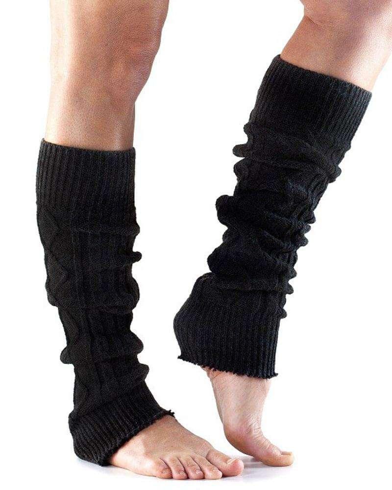 Manduka マンドゥカ [ToeSox] レッグウォーマー（Knee High）ロング ソックス ／ ヨガ 靴下-ヨガアクセサリー・雑貨-ブラック-One Size-